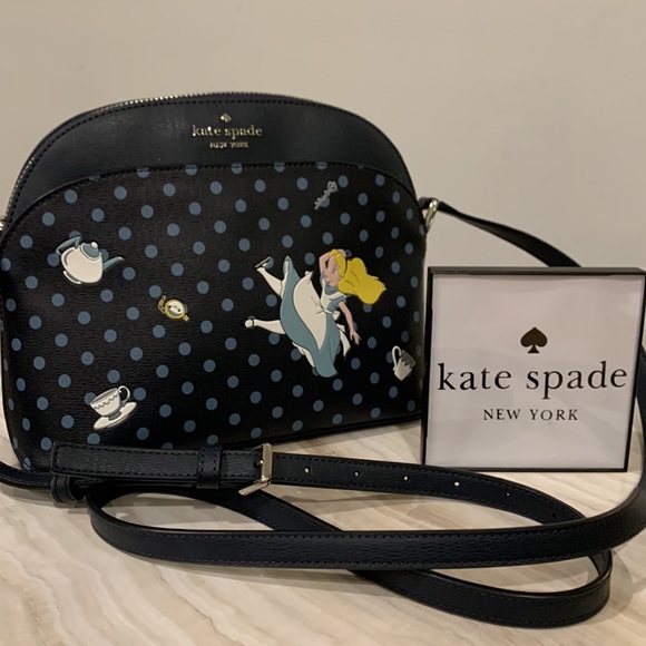 kate spade Handbags - Kate Spade Disney X Alice in Wonderland Down the Rabbit Hole Crossbody EUC Rare